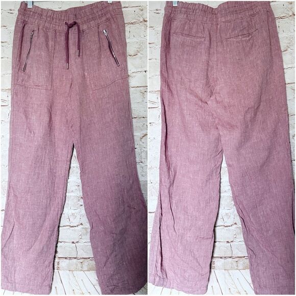 Athleta linen Cabo wide leg pants - Picture 1 of 5